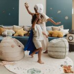 Tapis en coton lavable interstellarjourney (140 � cm)