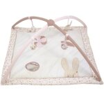 Tapis d'veil avec arches rose et lili