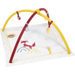 Tapis d'veil cache - cache en fort (100 x 100 cm)