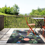 Tapis d'ext�rieur bloom by mon petit art (123 x 180 cm)