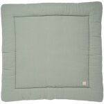 Tapis de jeu en gaze de coton sauge (100 x 100 cm)