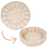 Tapis de jeu 3 en 1 organic coco stripes blue