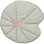 Tapis de jeu en coton bio nénuphar olive (95 cm) Tapis de jeu en coton bio nénuphar olive (95 cm)