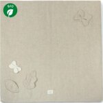 Tapis de jeu lin franais greige (98 x 98 cm)