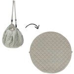 Tapis de jeu nomade 2 en 1 en coton bio meadow green organic Tapis de jeu nomade 2 en 1 en coton bio meadow green organic
