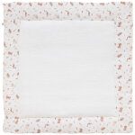 Tapis de jeu r�versible et fond de parc clairi�re et microfibre blanc (100x100 cm)