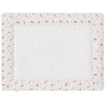 Tapis de jeu r�versible et fond de parc clairi�re et microfibre blanc (75x95 cm)