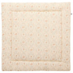 Tapis de jeu r�versible et fond de parc jardin enchant� et ivoire (100x100 cm)