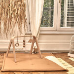 Tapis de jeu tami camel (95 x 95 cm)