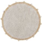 Tapis lavable bubbly natural miel (120 cm) Tapis lavable bubbly natural miel (120 cm)