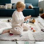 Tapis lavable circuit eco - city avec accessoires (120 x 170 cm)