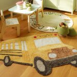 Tapis lavable school bus