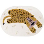 Tapis ovale léopard kleo miel (120 x 170 cm) Tapis ovale léopard kleo miel (120 x 170 cm)