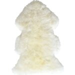 Tapis peau de mouton douchka ivoire (67 x 100 cm)