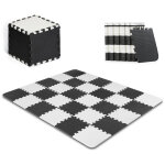 Tapis puzzle luno black (150 x 180 cm)