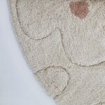 Tapis rond gentle flora (140 cm)