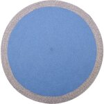 Tapis rond nolan bleu (120 cm)