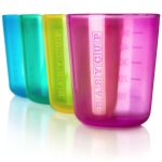 Lot de 4 petites tasses multicolores