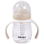 Biberon d'apprentissage 2 en 1 argile (210 ml)