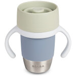 Tasse d'apprentissage inox click and drink galet