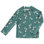 Tee - shirt anti - uv manches longues ours p�cheur (6 - 12 mois)