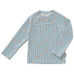 Tee - shirt anti - uv manches longues rayures & crabes (6 - 12 mois)