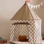 Tente de jeu � carreaux khaki