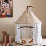 Tente de jeu stripe light blue