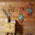 Tenture murale little green plante suspendue (20 x 30 cm)