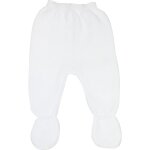 Pantalon en maille blanc (0 - 1 mois)