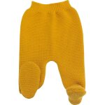 Pantalon en maille moutarde (0 - 1 mois)