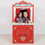 Th��tre de marionnettes r�tro en bois fsc