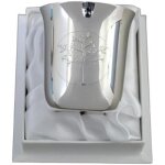 Timbale arbre de vie personnalisable (mtal argent) dans son coffret