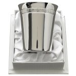 Timbale chope empire personnalisable (m�tal argent�) dans son coffret
