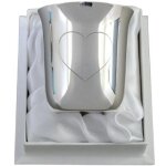 Timbale coeur (mtal argent) dans son coffret