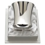 Timbale contemporaine personnalisable (m�tal argent�) dans son coffret