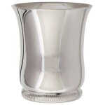 Timbale elodie godron personnalisable (mtal argent) dans son coffret