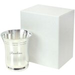 Timbale vase mtal argent (personnalisable)