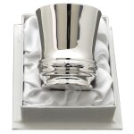 Timbale louis xvi personnalisable (m�tal argent�) dans son coffret