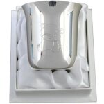 Timbale ourson (mtal argent) dans son coffret