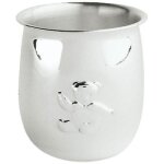 Timbale ourson personnalisable (mtal argent)