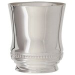 Timbale perles personnalisable (mtal argent) dans son coffret