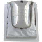 Timbale petit cheval personnalisable (mtal argent) dans son coffret