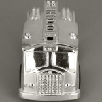 Tirelire camion de pompiers personnalisable (m�tal argent�)