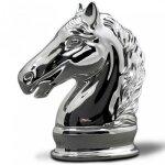 Tirelire cheval personnalisable (métal argenté) Tirelire cheval personnalisable (métal argenté)