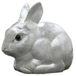 Tirelire lapin (métal argenté) Tirelire lapin (métal argenté)