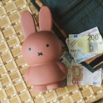 Tirelire miffy warm terra (19 cm)