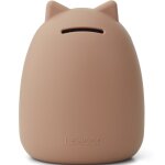 Tirelire palma cat dark rose