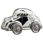 Tirelire voiture coccinelle (mtal argent)