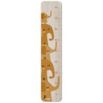 Toise en bois isidore éléphant caramel Toise en bois isidore éléphant caramel